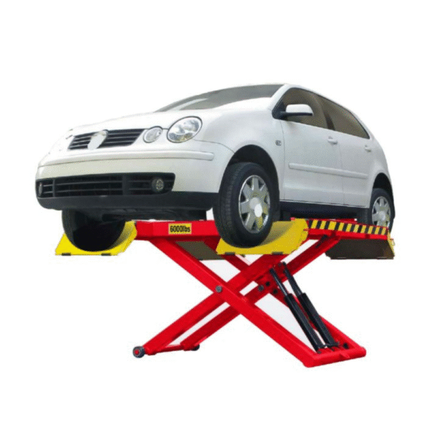 AMGO Hydraulics EM06 Portable Mid Rise Scissor Lift 6,000 lbs.