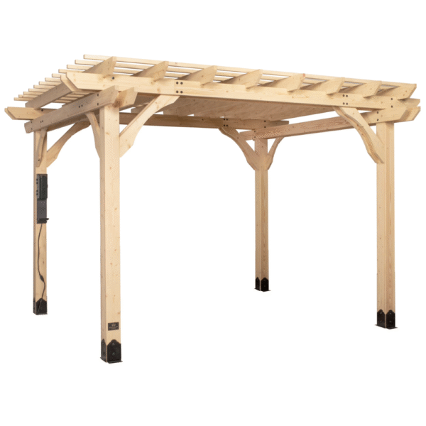 Backyard Discovery 12' x 10' Fairhaven Natural Nordic Spruce Pergola
